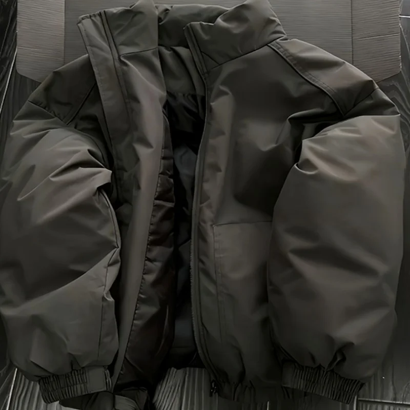 2025 new winter cotton jacket, cotton coat, men's thick warm bread jacket, sports and casual cool jacket