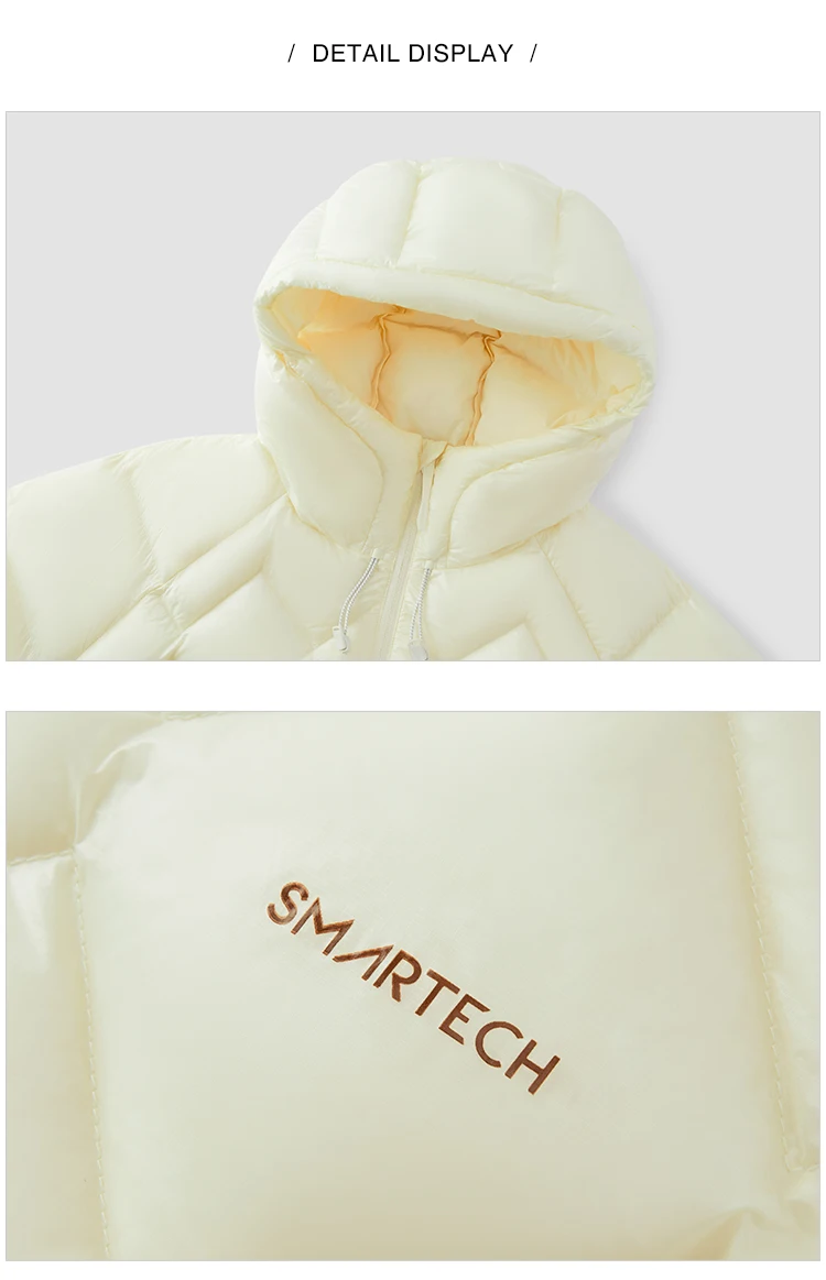 Semir Men Down Jacket 90 Percent Down Fill Diamond Quilting Outdoor Style 2026 Winter Warm Insulation Cold Weather