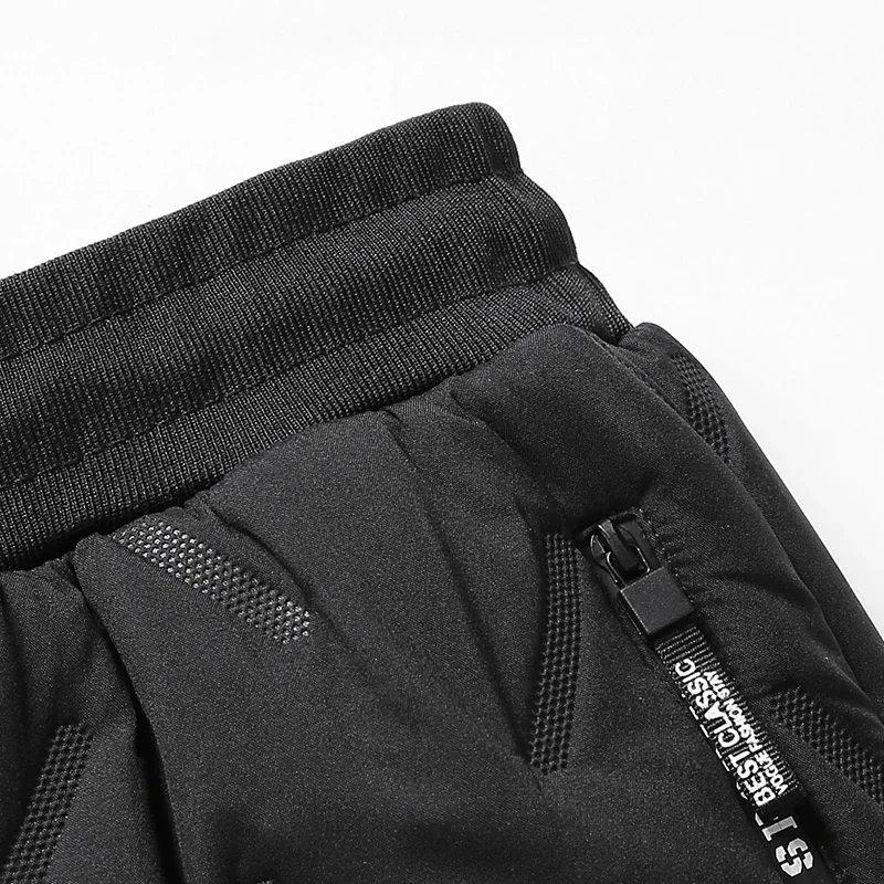 Tracksuit Men Winter Warm Men Down Cotton Jacket Zipper Coat+Down Pants Two Piece Sets Fashion Mens Joggers Set Sweat Suit 5XL
