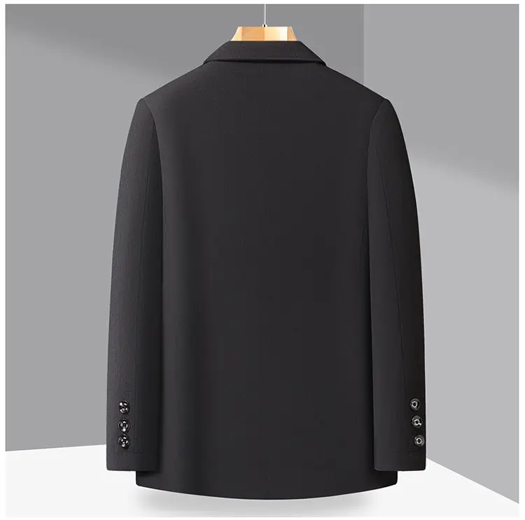 High-Quality Men's Fashionable Casual Versatile Business Suit Jacket Elastic Style Spring Autumn Trendy Outerwear