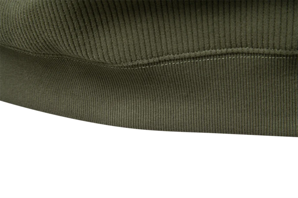 AIOPESIN Men's Winter Thermal Cotton Zipper Sweater Slim Fit Soft Shell Pullover Sweatshirt Luxury Underlayer Top