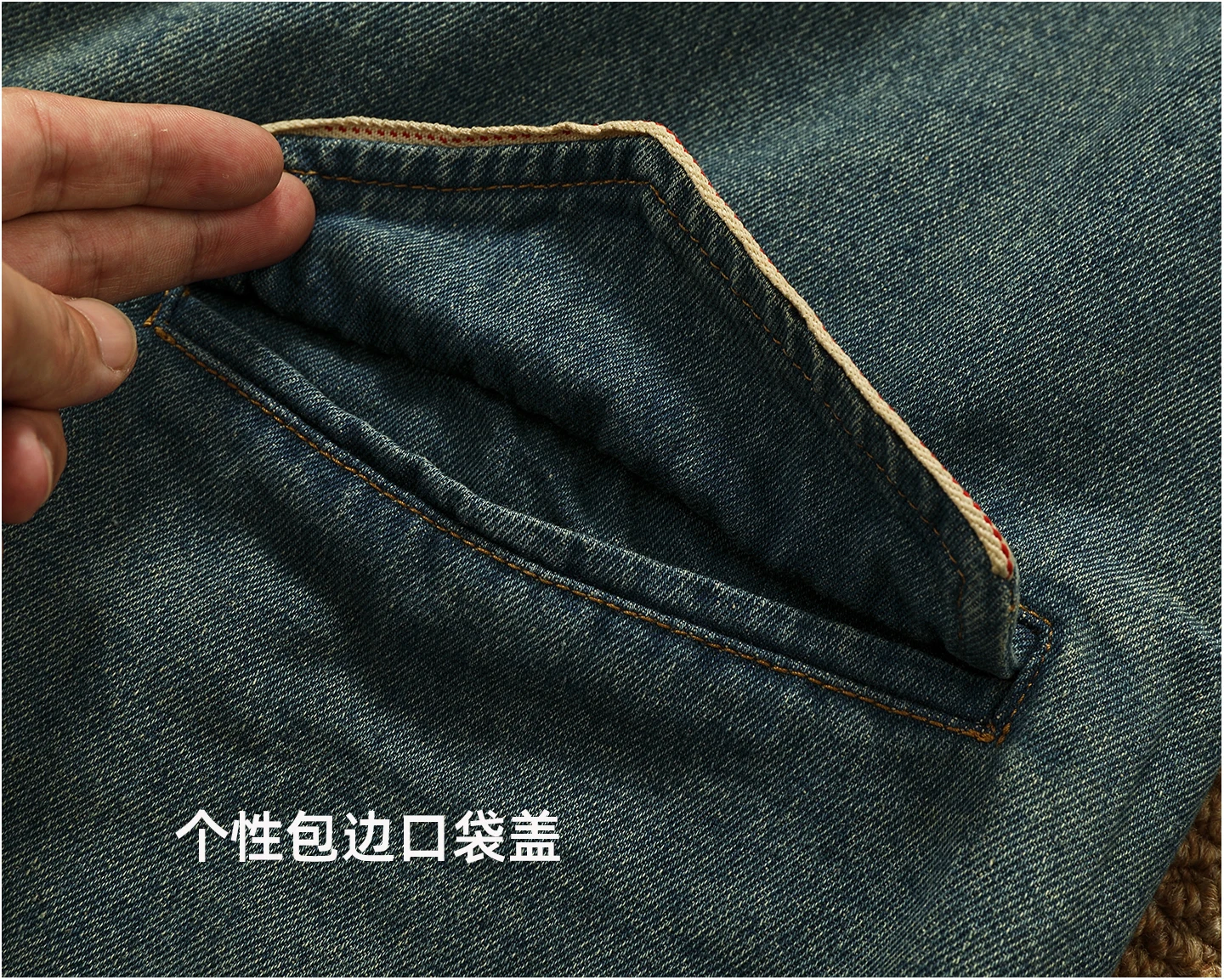 Lapel style workwear retro Fengshui washing old denim jacket top men's pure cotton woven casual single jacket trendy