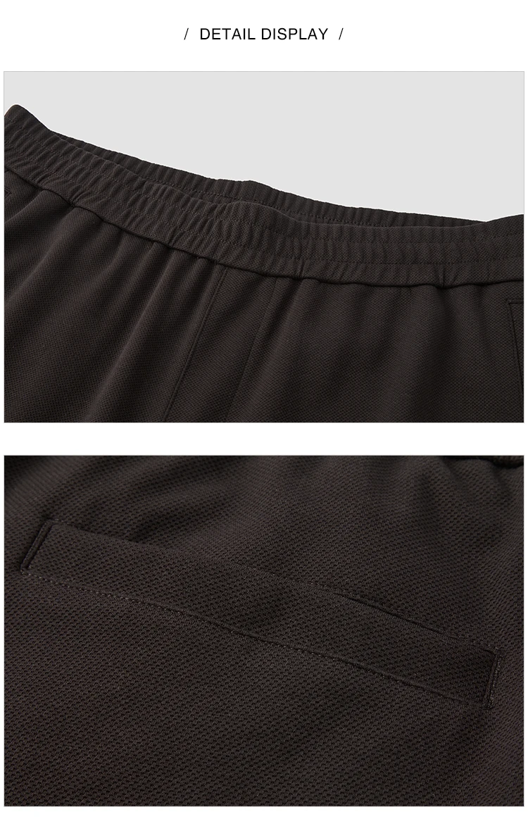 Semir Men Pants Solid Loose Straight Drawstring Knit Soft Touch Casual Style Autumn Trousers Urban Daily Wear 2026