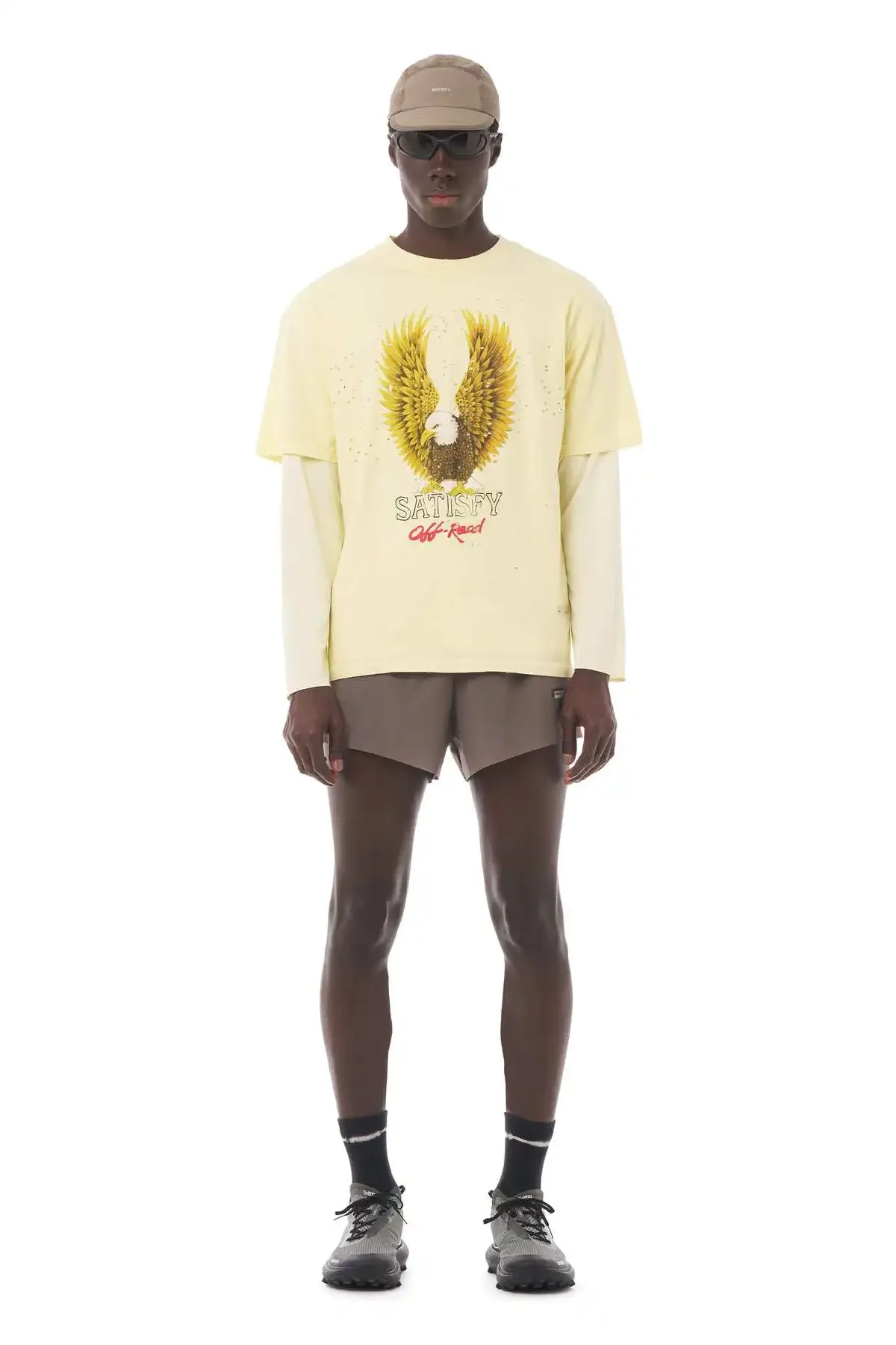 Satisfy Running Desert Rats 001 Drop Shirt