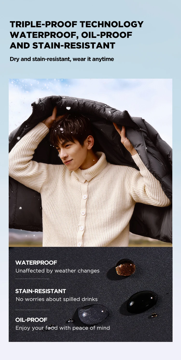Semir Down Jacket Men Women 2026 Winter New Light Short Coat Three-Proof Thermal Puffer Coat Couple Top Trendy Down Jacket