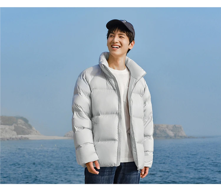 Semir Down Jacket Men Women 2026 Winter New Light Short Coat Three-Proof Thermal Puffer Coat Couple Top Trendy Down Jacket
