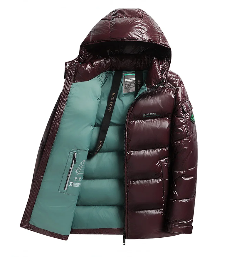 2026 New Arrival Winter Jacket Sill-Like Cotton Jackets Men, Mens Fashion Thickened Warm Parkas Waterproof Coat Male Size M-5XL