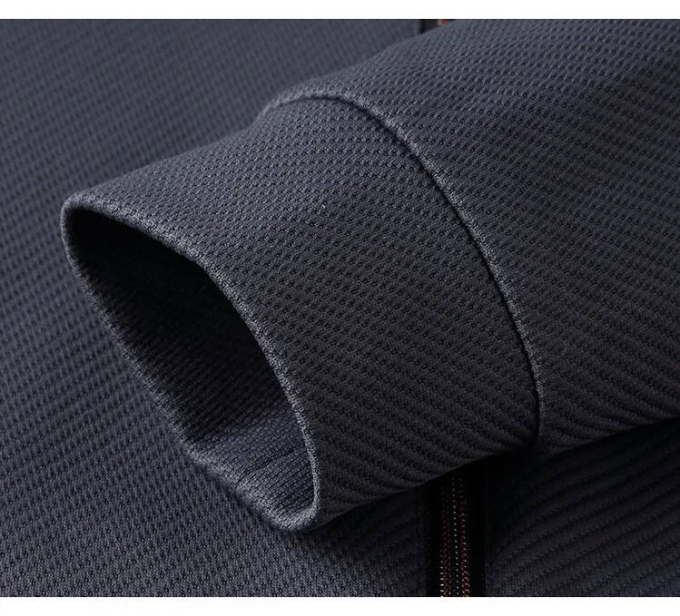 Spring and Autumn New Sportswear Suit Men's Casual Breathable High-end Jacket Trousers Stand-up Collar Zipper Open Mens Clothes