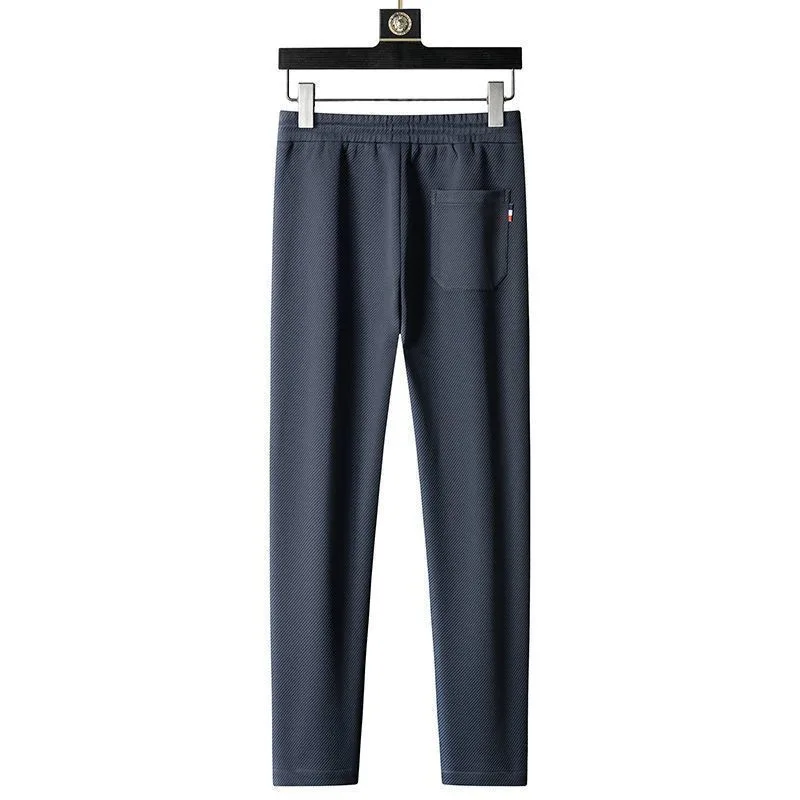 Spring and Autumn New Sportswear Suit Men's Casual Breathable High-end Jacket Trousers Stand-up Collar Zipper Open Mens Clothes