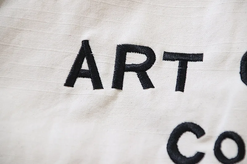Gallery dept embroidery letters American retro old tooling short-sleeved shirt with