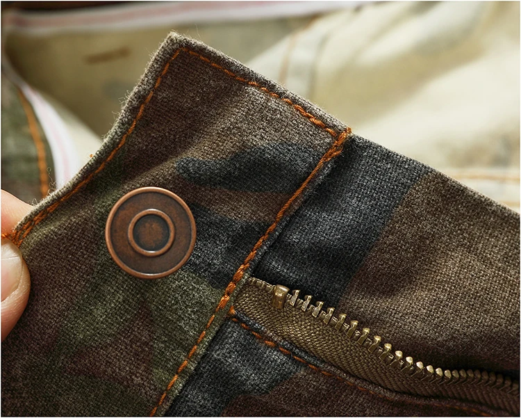 Cargo casual pants men's Japanese style outdoor multi-pocket loose retro elastic waist profile straight drum camouflage pants