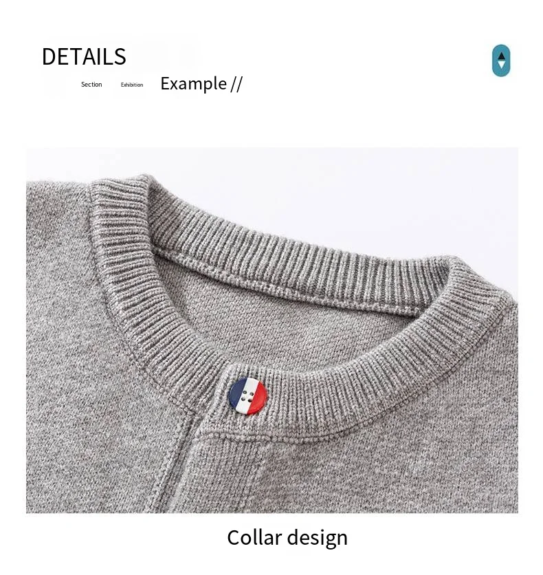 New Autumn Winter Men Long-Sleeved Knitted Shirt Jacket Single-Breasted Quality Cardigan Casual Fashion Comfort Men's Clothing