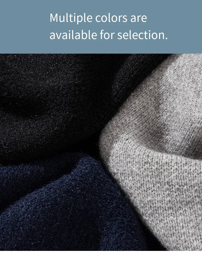 New Autumn Winter Men Long-Sleeved Knitted Shirt Jacket Single-Breasted Quality Cardigan Casual Fashion Comfort Men's Clothing