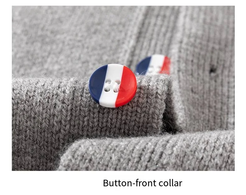 New Autumn Winter Men Long-Sleeved Knitted Shirt Jacket Single-Breasted Quality Cardigan Casual Fashion Comfort Men's Clothing
