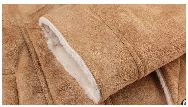 New Winter Men Leather and Fur Integrated Jackets and Coats New Fashion Male Fleece Warm Bomber Jackets Slim Fit Jaquetas 4XL