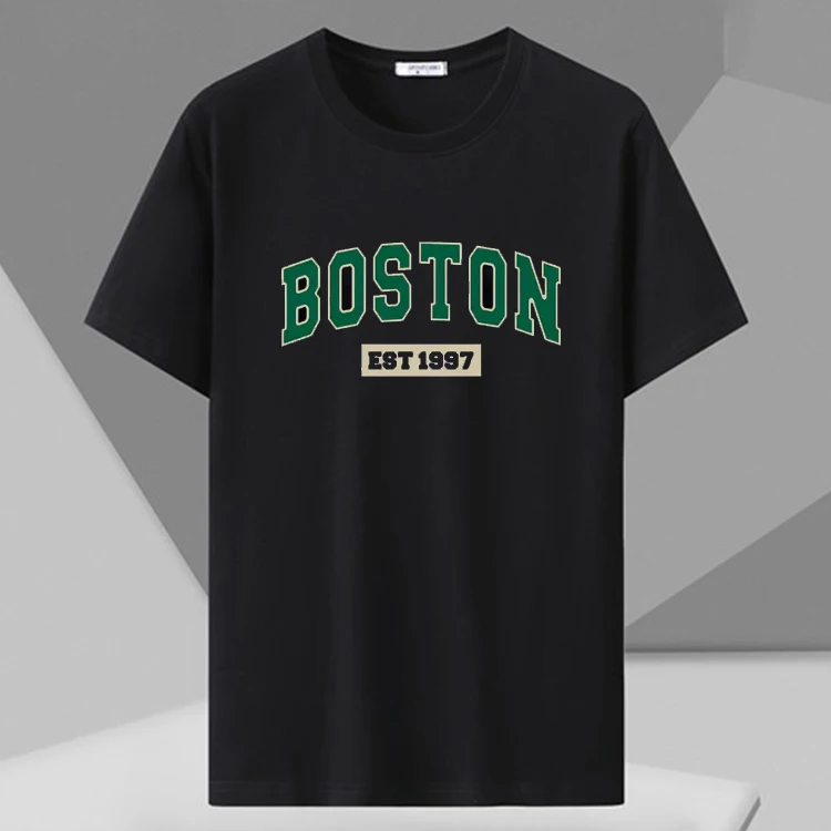 6XL 7XL 8XL Men's Tees Casual Loose Cartoon Printed T-shirt Plus Size 180kg Suitable Men Oversized Tops Boy Teen Fashion Clothes