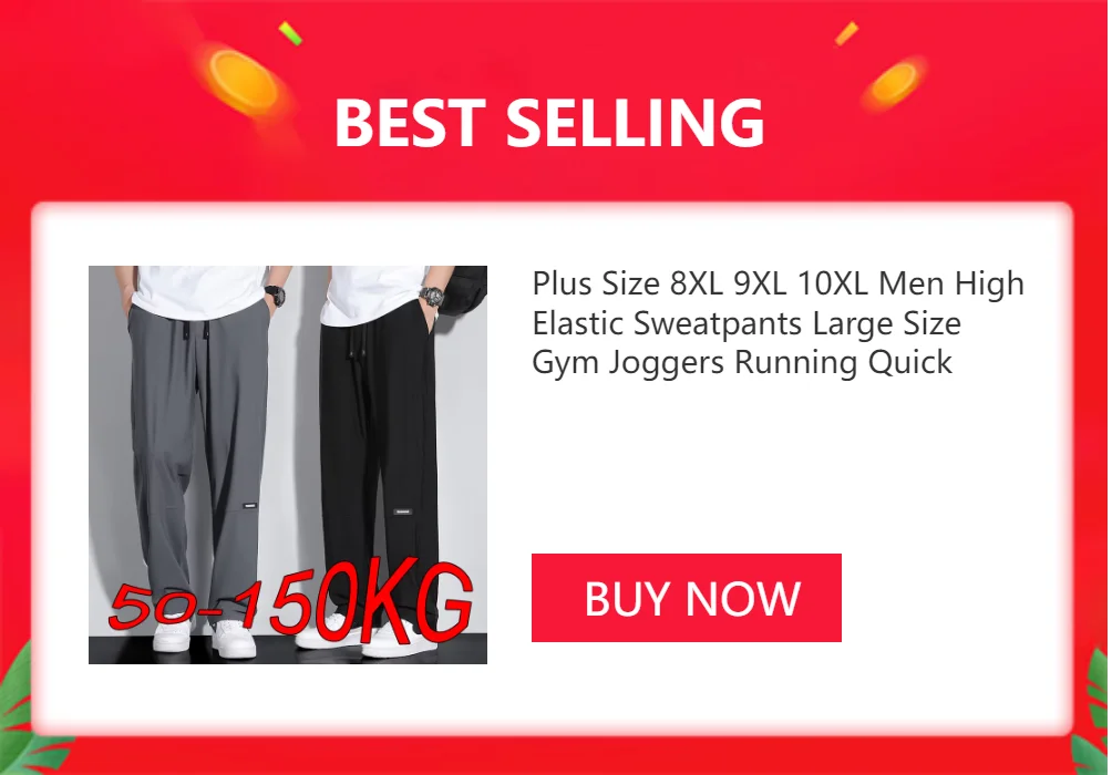 Plus Size 48 50 52 Mens Black Long Pants Casual Business Suit Pants