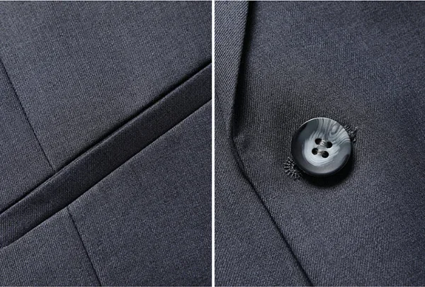 2026 High Quality Men's Solid Color Smart Casual Business Single Suit For Wedding Banquet Groom Best Man Fashion Trend