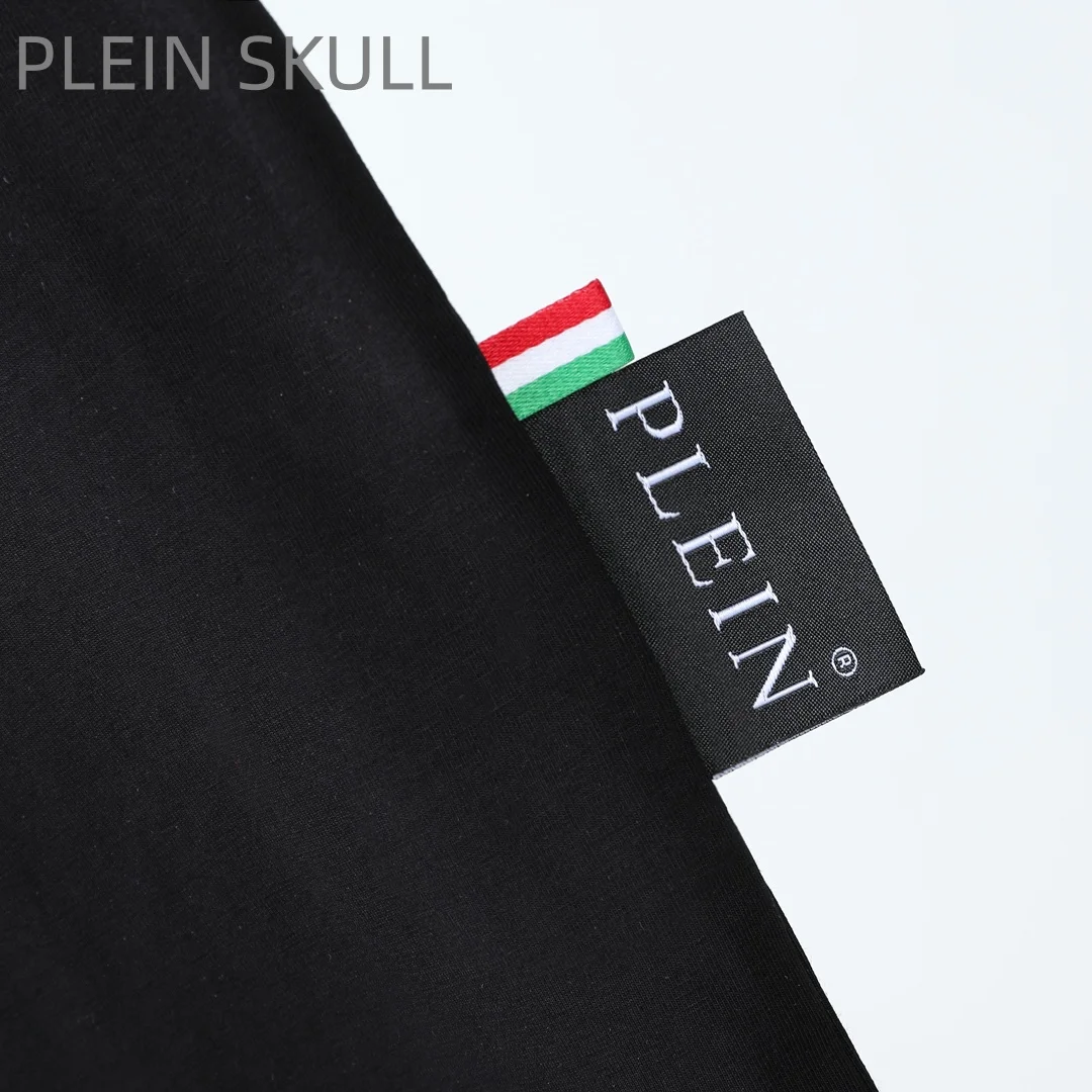 Plein Skull Trendy Brand Men's Short Sleeve Classic Spring and Summer Breathable Thin Running Top Outdoor Casual Fitness T-shirt