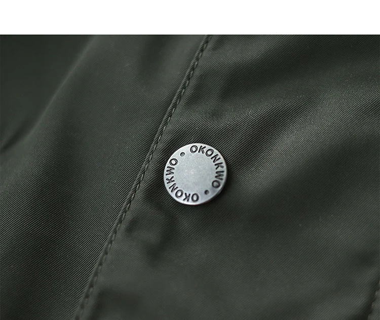 Men's new workwear wax jacket Ami khaki American retro corduroy lapel jacket