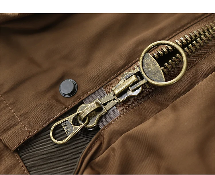 Men's new workwear wax jacket Ami khaki American retro corduroy lapel jacket
