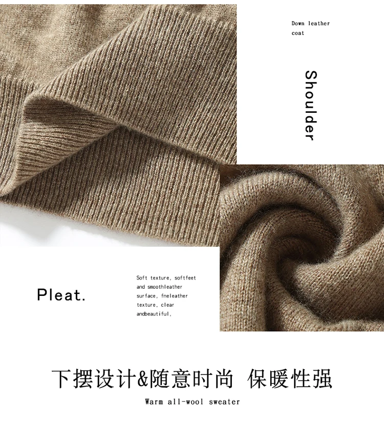100% Cashmere Short Sleeve Soft Knit Sweater Chic Spring Summer Men's POLO-Neck Pullover Basic Smart Casual Pullover Solid Tops