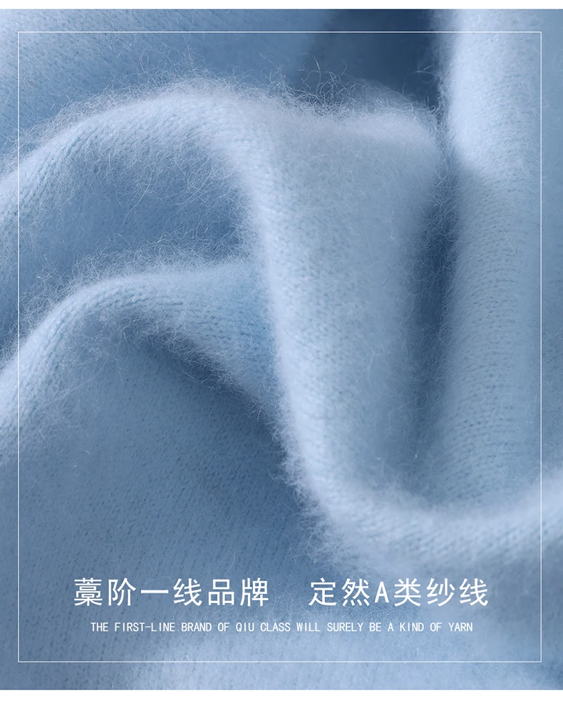 Men's Light Luxury Hooded Pullover Sweater 100% Pure Mink Cashmere Knitted Comfortable Soft Winter Jacket in Various Colors 