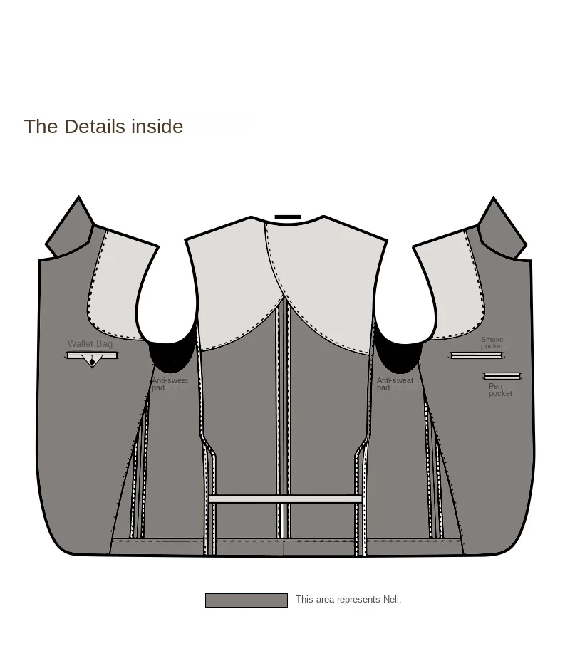 Cotton and linen herringbone pattern business gentleman thin half-lining suit NAPOLI casual slim suit men's