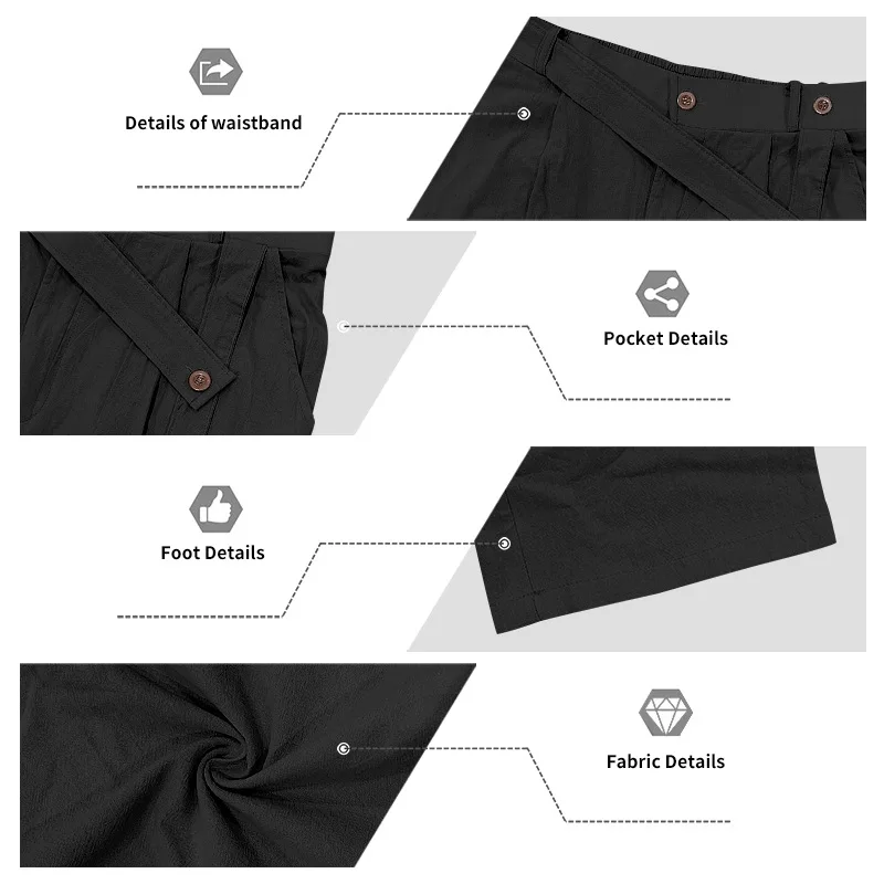 Spring Autumn Linen Men's Casual Set Amazon Loose Lapel Long Sleeve Shirt & Long Pants 2 Piece Set Wholesale