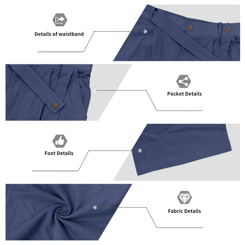 Spring Autumn Linen Men's Casual Set Amazon Loose Lapel Long Sleeve Shirt & Long Pants 2 Piece Set Wholesale