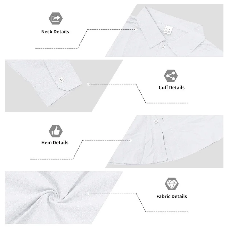 Spring Autumn Linen Men's Casual Set Amazon Loose Lapel Long Sleeve Shirt & Long Pants 2 Piece Set Wholesale