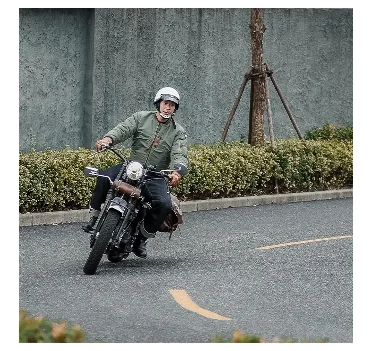 MA-1 Bomber Jacket Trendy Military-Style Waterproof Autumn Winter Jacket MA-1 Combat Flying Jacket