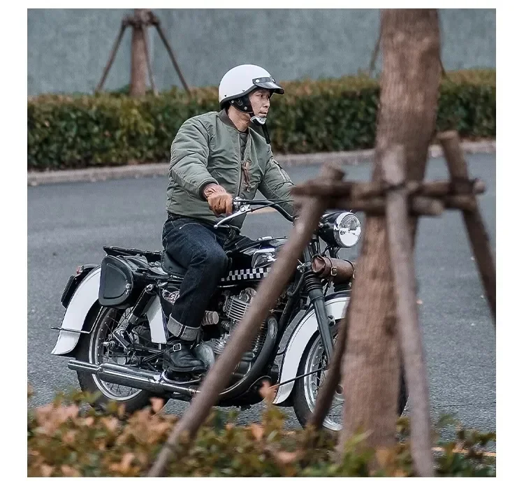 MA-1 Bomber Jacket Trendy Military-Style Waterproof Autumn Winter Jacket MA-1 Combat Flying Jacket