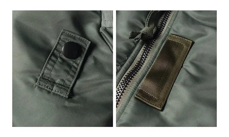 MA-1 Bomber Jacket Trendy Military-Style Waterproof Autumn Winter Jacket MA-1 Combat Flying Jacket