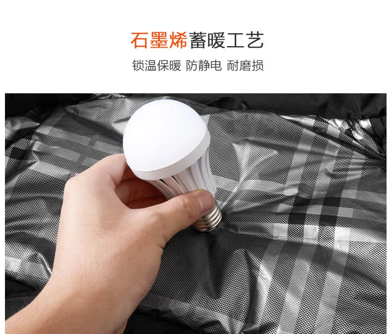2024 Autumn and Winter New Fashion Trend Thick Warm Hooded Cotton-Padded Jacket Men's Casual Loose Comfortable Plus Size Coat