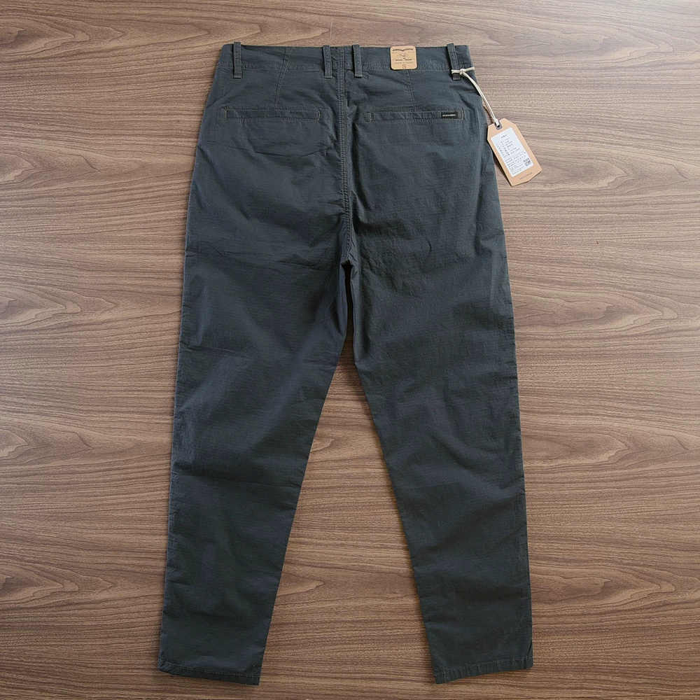 Summer New American Retro Thin Straight Leg Quick-drying Casual Pants Fashion Simple Breathable Loose Ankle-length Trousers