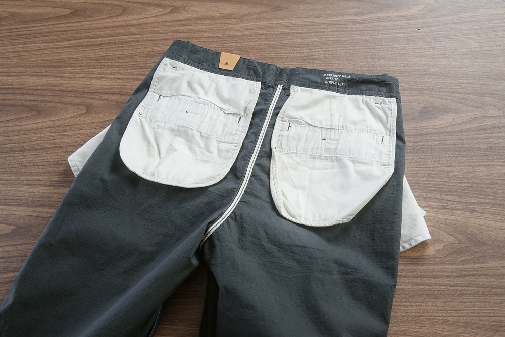 Summer New American Retro Thin Straight Leg Quick-drying Casual Pants Fashion Simple Breathable Loose Ankle-length Trousers