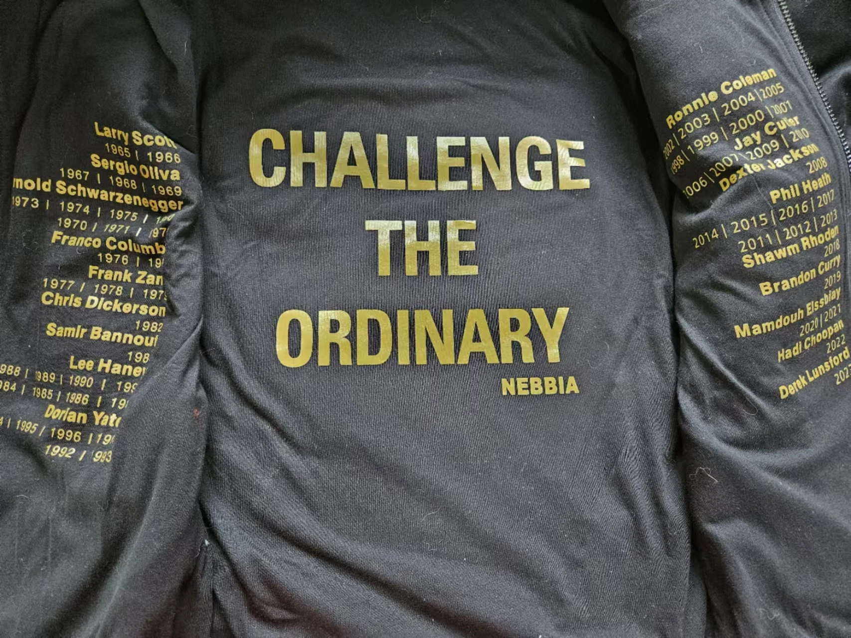 2025 Latest 60th Anniversary Olympia Embroidered Hoodie Sweater Fitness Bodybuilding Athlete