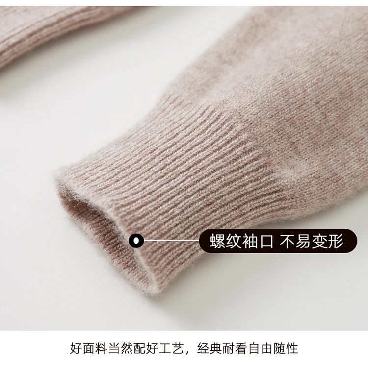 LHZSYY Men's V-Neck Cashmere Sweater 23Autumn Winter New Thick Solid Pullovers Loose Knit Base Shirt Business Casual Jacket Tops