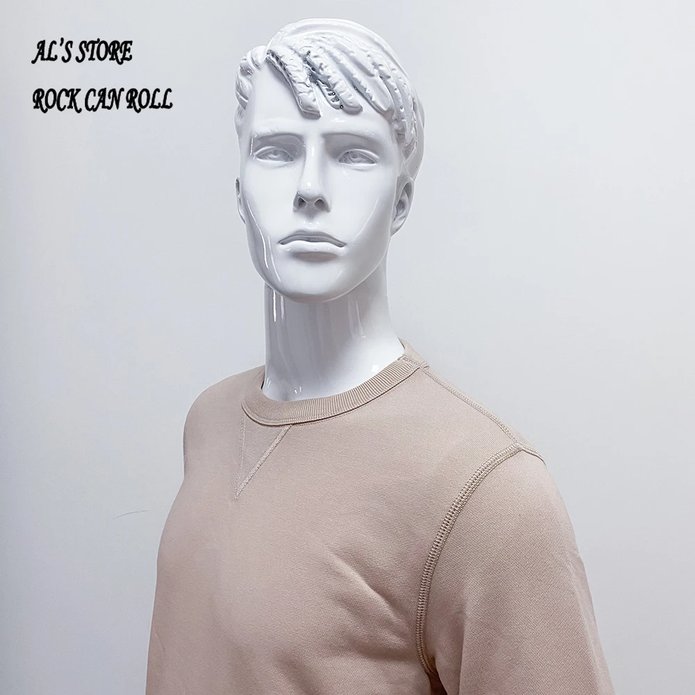 AL6163 Super Quality Heavy Thick Pullover Mans Big Cozy Flexible 400g 14.1oz Cotton Warm Shirt