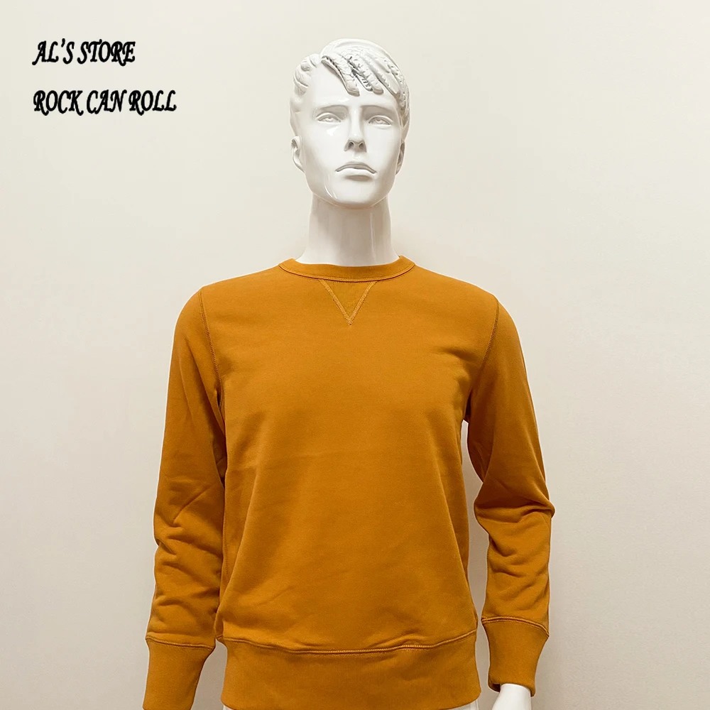 AL6163 Super Quality Heavy Thick Pullover Mans Big Cozy Flexible 400g 14.1oz Cotton Warm Shirt