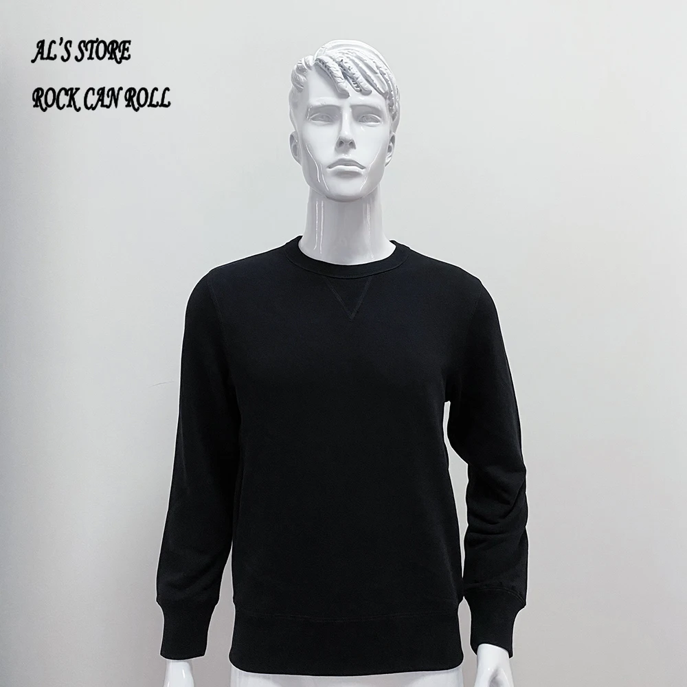 AL6163 Super Quality Heavy Thick Pullover Mans Big Cozy Flexible 400g 14.1oz Cotton Warm Shirt
