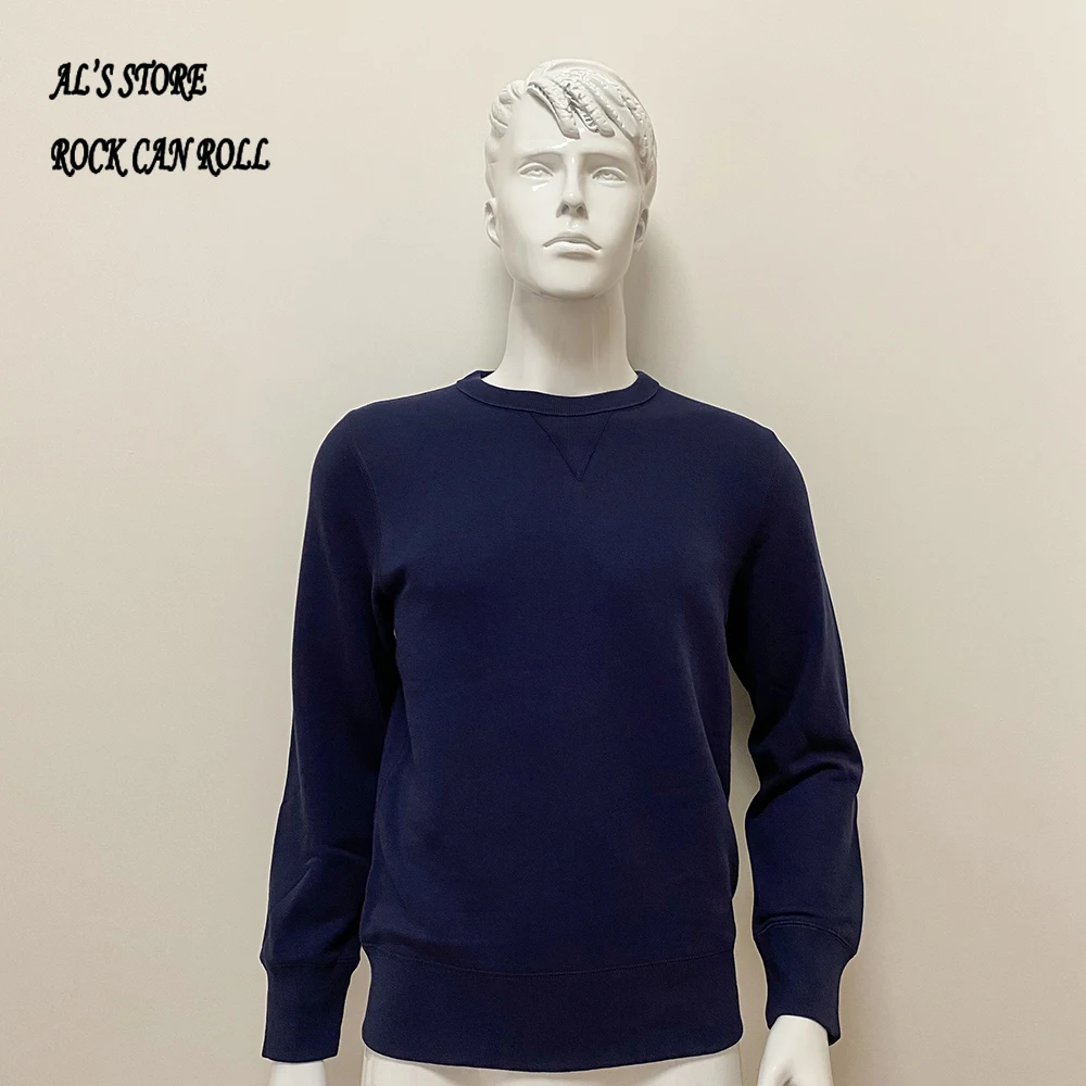AL6163 Super Quality Heavy Thick Pullover Mans Big Cozy Flexible 400g 14.1oz Cotton Warm Shirt