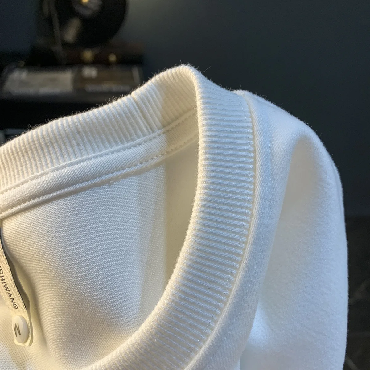 Fashion hoodie men's 2024 autumn and winter new trend printed long sleeved T-shirt loose elastic high-end Sweater