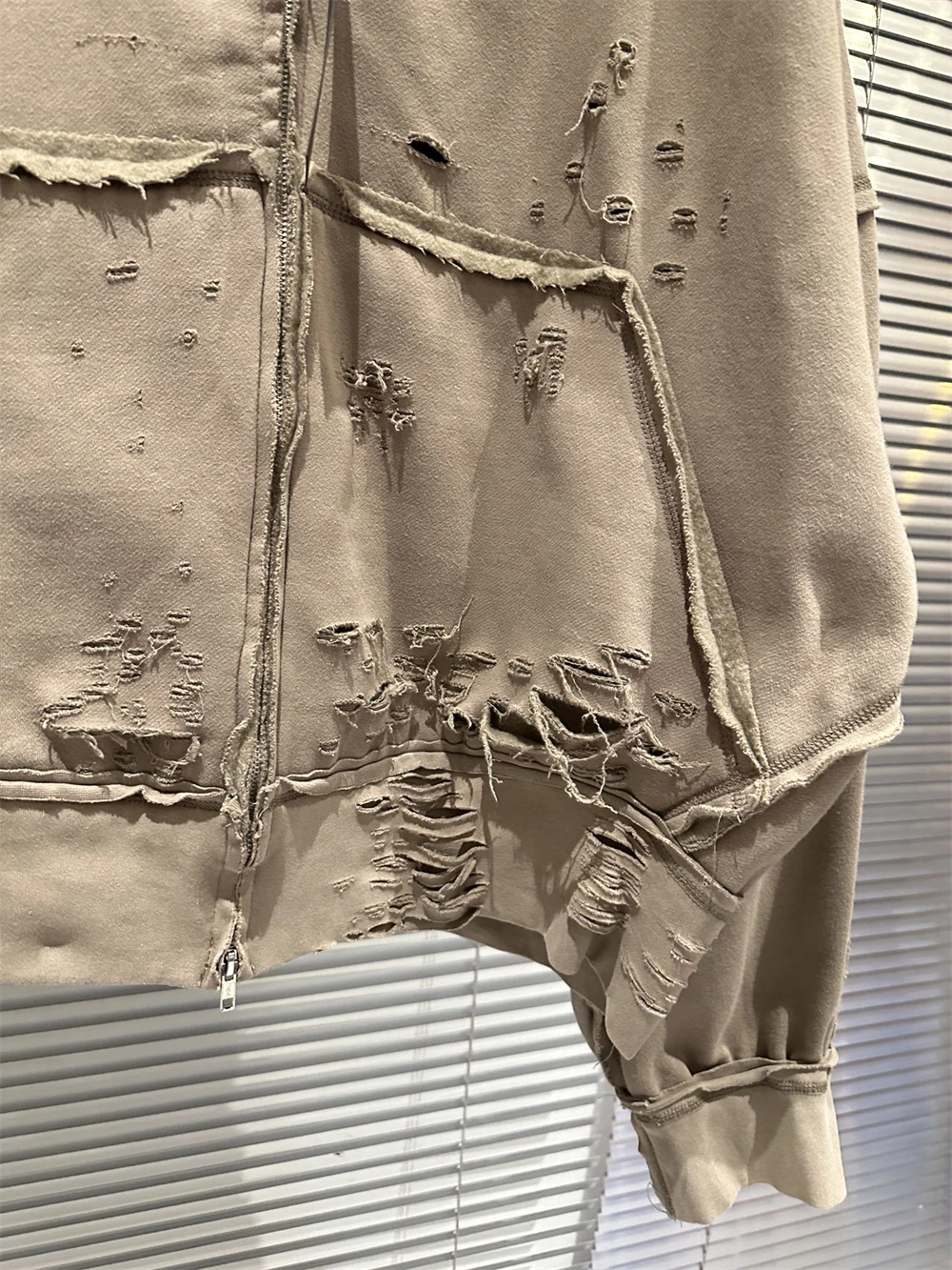 Destroy The Hole Nice Washed Apricot Hoodie Hooded Men Women Oversized Heavy Fabric Unisex Vintage Coats Pullover