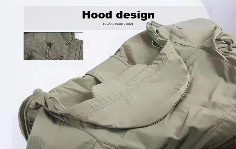 Tactical Men Winter Set Fleece Parkas Cargo Jackets Windbreak Hiking Camping Pant Climbing Tracksuit Sharkskin Casual Hood Coats