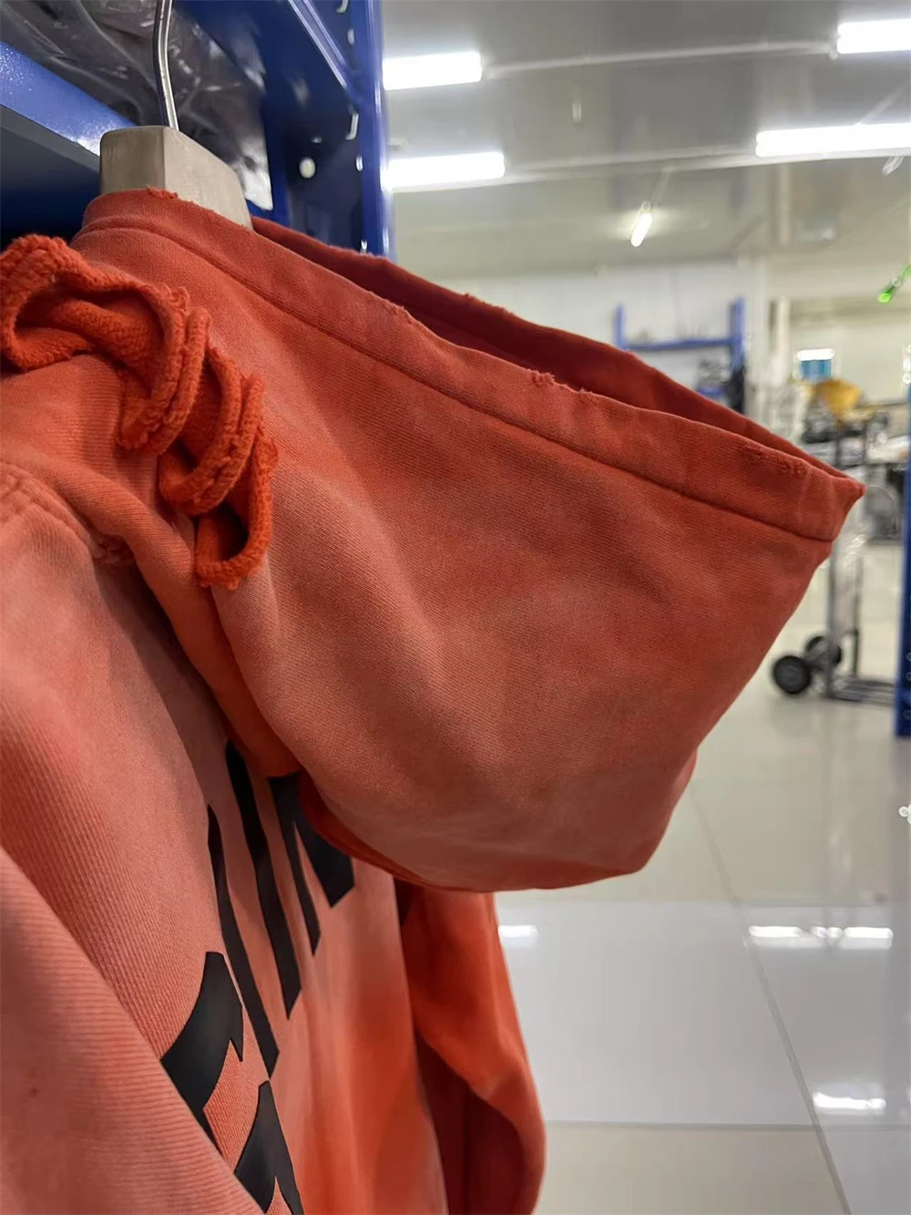 Washed Orange Saint Pullover Men Women Best Quality Hooded Hoodie