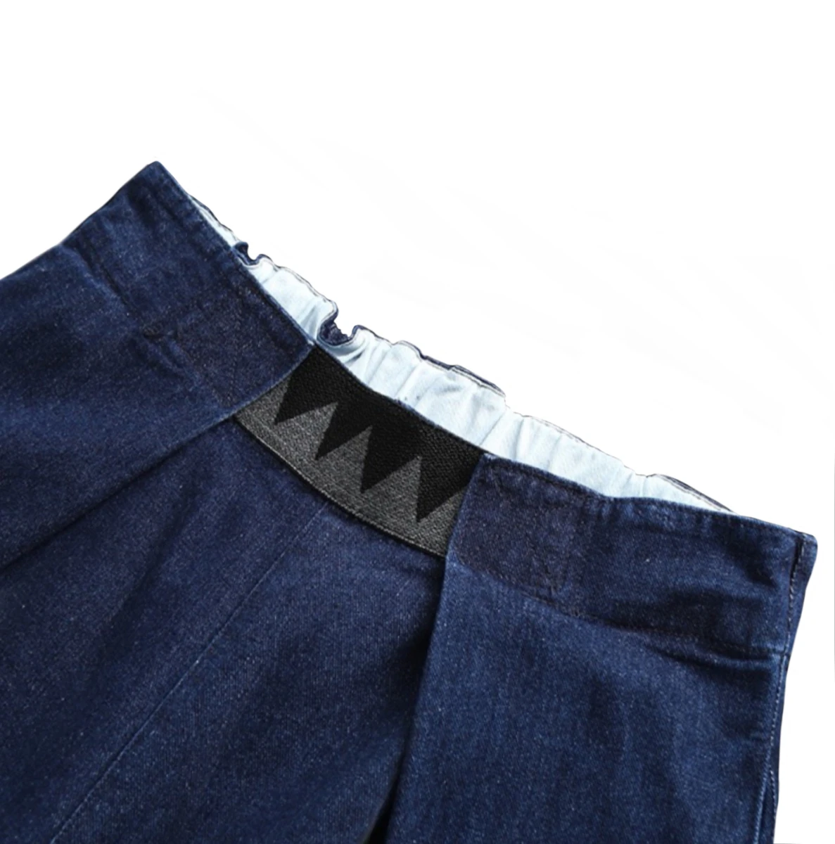 Retro Blue Dyed Kapital Hirata Loose Elastic Waist Adjustable Jeans for Men New Arrival