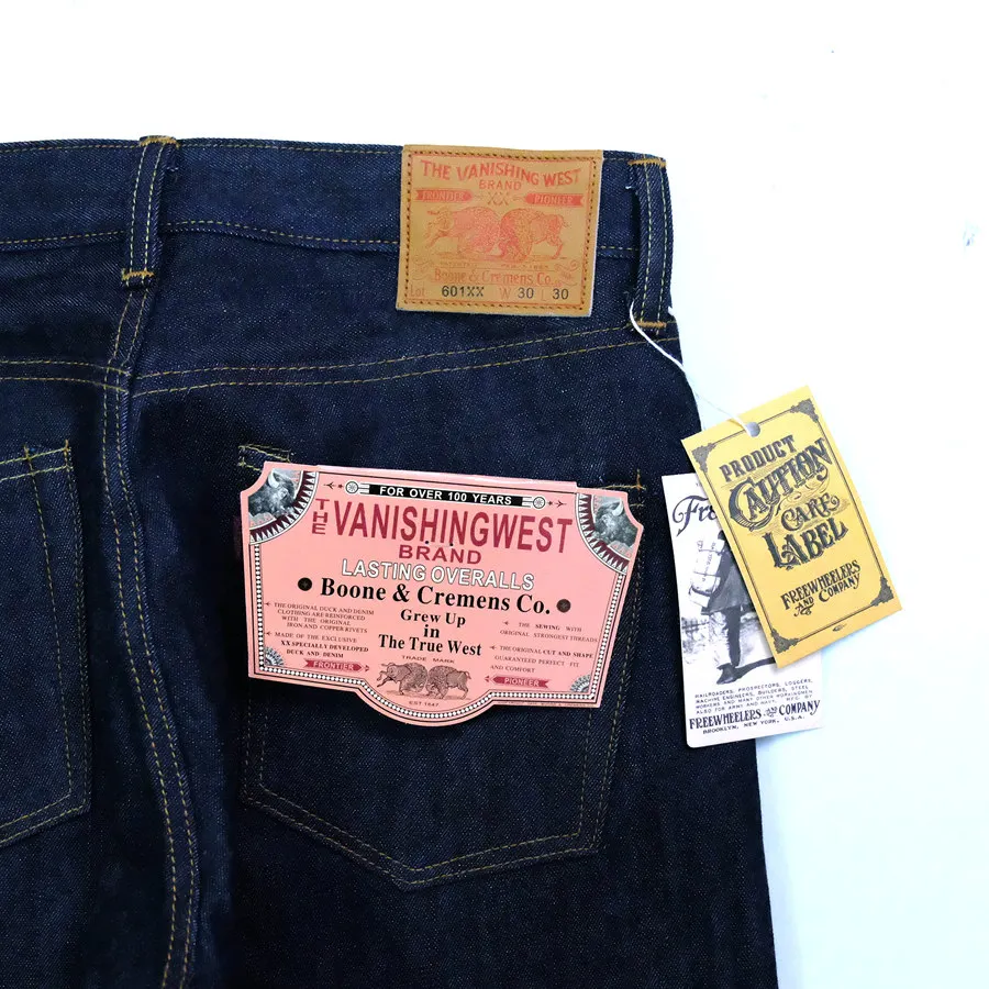 FREEWHEELERS 601XX 1951 five bags of 14oz indigo vintage jeans