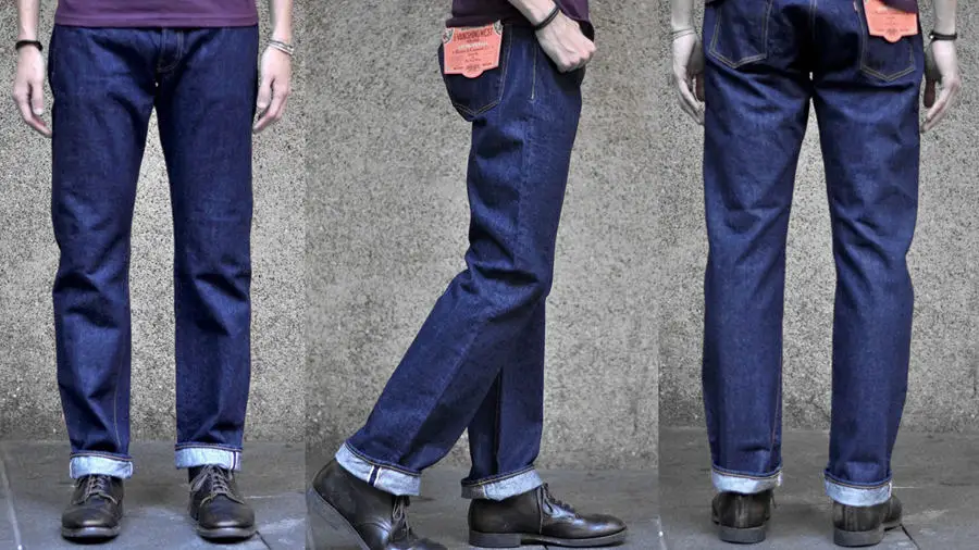 FREEWHEELERS 601XX 1951 five bags of 14oz indigo vintage jeans